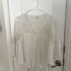 Charming Charlie’s White Blouse